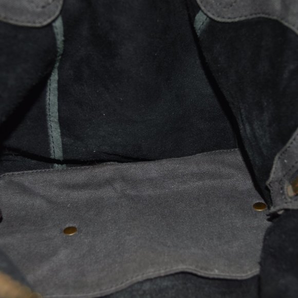 Linea Pelle Black Large Italian Leather Satchel - Picture 10 of 10